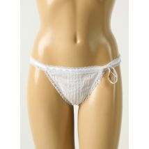 RAVAGE - String blanc en coton - Femme - Taille 40 - Modz