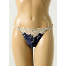 LISE CHARMEL - String bleu en soie - Femme - Taille 38 - Modz