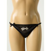 VIVIS - String noir en autre matiere - Femme - Taille 36 - Modz
