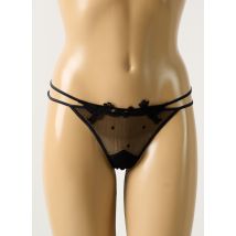 RCRESCENTINI BY COTTON BLUB - String noir en polyamide - Femme - Taille 36 - Modz
