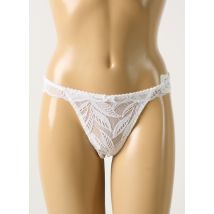 BARBARA - Tanga blanc en polyamide - Femme - Taille 38 - Modz