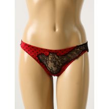 COTTON CLUB - String rouge en soie - Femme - Taille 36 - Modz