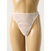 RAVAGE - Tanga rose en polyester - Femme - Taille 38 - Modz