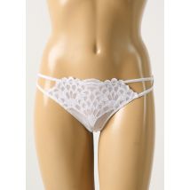 RCRESCENTINI BY COTTON BLUB - Tanga blanc en polyester - Femme - Taille 38 - Modz