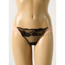 COTTON CLUB - String noir en nylon - Femme - Taille 40 - Modz
