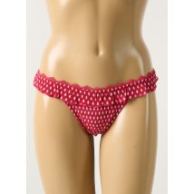 RAVAGE - String rouge en polyester - Femme - Taille 38 - Modz