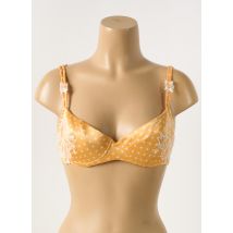 COTTON CLUB - Soutien-gorge jaune en soie - Femme - Taille 85C - Modz