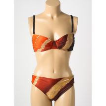 CHARMLINE - Maillot de bain 2 pièces orange en polyamide - Femme - Taille TU - Modz