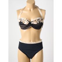 RACHEL PAPPO - Maillot de bain 2 pièces noir en nylon - Femme - Taille 44 - Modz