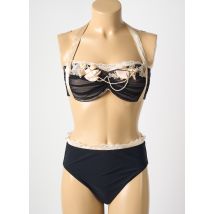 RACHEL PAPPO - Maillot de bain 2 pièces noir en nylon - Femme - Taille 44 - Modz