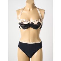 RACHEL PAPPO - Maillot de bain 2 pièces noir en nylon - Femme - Taille 40 - Modz