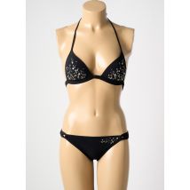 MARYAN MEHLHORN - Maillot de bain 2 pièces noir en coton - Femme - Taille TU - Modz