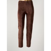 COTTON CLUB - Legging marron en modal - Femme - Taille 40 - Modz