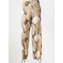 MANUEL CANOVAS - Pantalon large beige en coton - Femme - Taille 38 - Modz