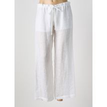 NICOLE OLIVIER - Pantalon large blanc en lin - Femme - Taille 36 - Modz