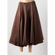 REVANCHE DE LA FEMME - Jupe longue marron en polyester - Femme - Taille 42 - Modz