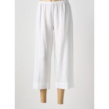 VIVIS - Pantalon 7/8 blanc en lin - Femme - Taille 42 - Modz