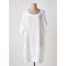 VIVIS - Robe mi-longue blanc en lin - Femme - Taille 40 - Modz
