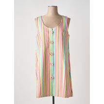 RUE DU FAUBOURG - Robe courte bleu en coton - Femme - Taille 38 - Modz