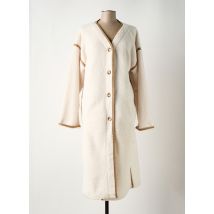 PLUTO - Robe de chambre beige en polyester - Femme - Taille 42 - Modz
