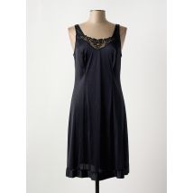 HELIOS - Chemise de nuit noir en polyamide - Femme - Taille 46 - Modz