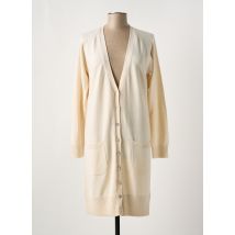 RUE DU FAUBOURG - Gilet manches longues beige en soie - Femme - Taille 38 - Modz