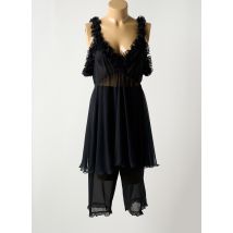 FEMINA - Pyjama noir en polyester - Femme - Taille 48 - Modz