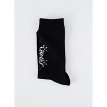 BARAZANDEH - Chaussettes noir en coton - Femme - Taille TU - Modz