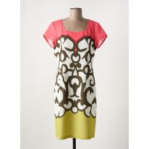 DIVAS - Robe mi-longue vert en polyester - Femme - Taille 40 - Modz