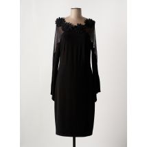 FRANK LYMAN - Robe mi-longue noir en polyester - Femme - Taille 40 - Modz
