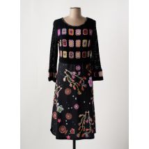 OLIVIER PHILIPS - Robe mi-longue noir en polyester - Femme - Taille 38 - Modz