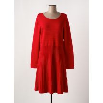 GERRY WEBER - Robe mi-longue rouge en viscose - Femme - Taille 44 - Modz