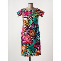 FRANK LYMAN - Robe mi-longue rose en polyester - Femme - Taille 42 - Modz