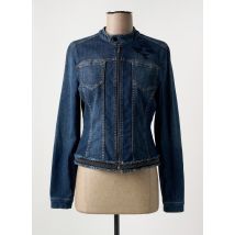 COMMA - Veste casual bleu en coton - Femme - Taille 38 - Modz