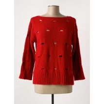 SEE THE MOON - Pull rouge en acrylique - Femme - Taille 34 - Modz