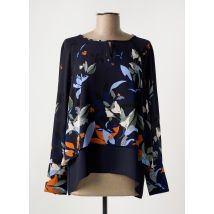 COMMA - Blouse bleu en polyester - Femme - Taille 38 - Modz