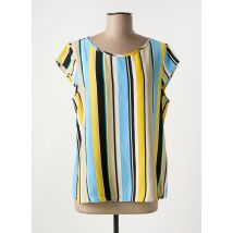 COMMA - Blouse bleu en viscose - Femme - Taille 40 - Modz