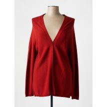 GERRY WEBER - Gilet manches longues rouge en coton - Femme - Taille 44 - Modz