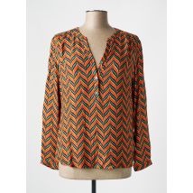 LE PETIT BAIGNEUR - Blouse orange en viscose - Femme - Taille 42 - Modz