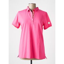 MARINE DE SAVOIE - Polo rose en coton - Femme - Taille 42 - Modz