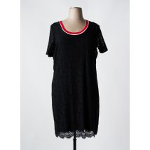 SAMOON - Robe mi-longue noir en coton - Femme - Taille 46 - Modz