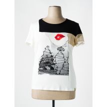 PAZ TORRAS - T-shirt blanc en viscose - Femme - Taille 44 - Modz