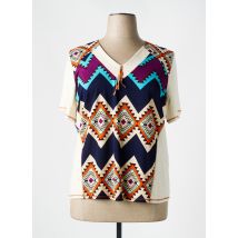 NAYAT - Top beige en viscose - Femme - Taille 52 - Modz