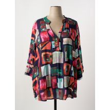 JEAN MARC PHILIPPE - Tunique manches longues rouge en viscose - Femme - Taille 56 - Modz