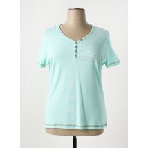 ANNE KELLY - T-shirt bleu en coton - Femme - Taille 50 - Modz