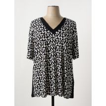 SAMOON - T-shirt noir en polyester - Femme - Taille 50 - Modz