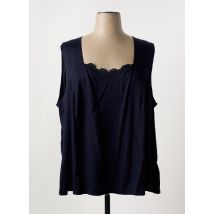SAMOON - Top bleu en coton - Femme - Taille 56 - Modz