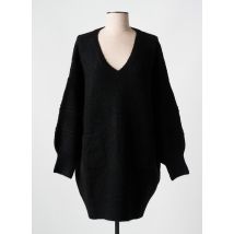 RHUM RAISIN - Robe pull noir en acrylique - Femme - Taille TU - Modz