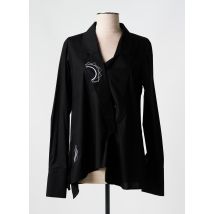 BIZE - Chemisier noir en coton - Femme - Taille 36 - Modz