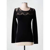 VITTORIA B - Pull noir en laine - Femme - Taille 44 - Modz